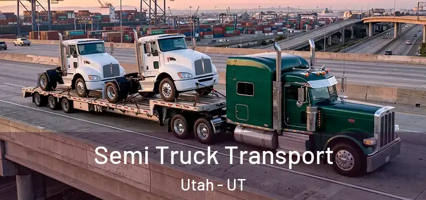 Semi Truck Transport Utah - UT